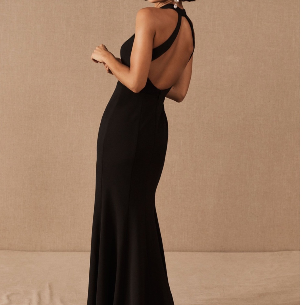 BHLDN Montreal Crepe Black Dress